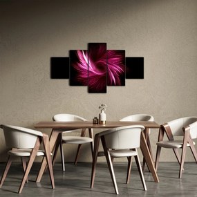 Obraz - różowa abstrakcja (125x70 cm)