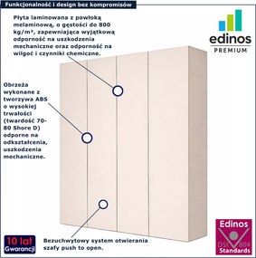 Kaszmirowa skandynawska szafa na ubrania R9-T67