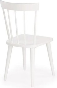 Białe drewniane krzesło Barkley