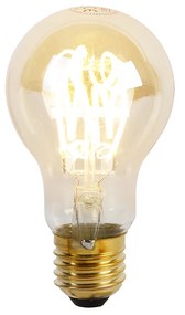 Zestaw 5 Ściemniana spiralna lampa LED E27 A60 goldline 4W 270 lm 2200K