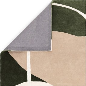 Zielony wełniany dywan tkany ręcznie 200x300 cm Matrix – Asiatic Carpets