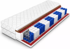 Materac kieszeniowy Bergamo H3 160×220 średnio twardy
