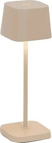 Lampa stołowa LED Zafferano OFELIA PRO MICRO z możliwością ładowania i ściemniania w kolorze piaskowym