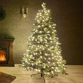 Lampki na choinkę LED ciepła biel 16m 160LED