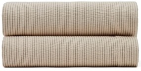 Beżowa bawełniana narzuta na łóżko dwuosobowe 180x250 cm Bedar – Kave Home