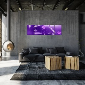Obraz- Łąka motylów (170x50 cm)