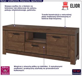 Stojąca szafka rtv do salonu - Samar 13X