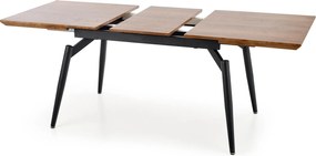 Loftowy stół z rozkładanym blatem na czterech nogach Cambell