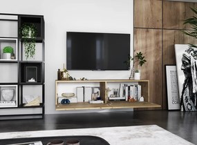 Dwudrzwiowa szafka RTV wisząca Enjoy dąb artisan