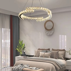 LAMPA SUFITOWA WISZĄCA LED APP1770-CP CHROM 60cm