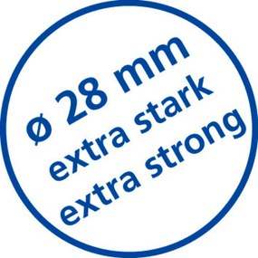 Biały drążek na zasłonę prysznicową 110 - 185 cm – Wenko