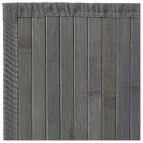Zielony/szary bambusowy dywan 75x175 cm – Casa Selección
