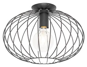 Industrialna lampa sufitowa czarna - MargaritaDesignerski Oswietlenie wewnetrzne