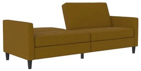Żółta rozkładana sofa 86 cm Presley – Støraa