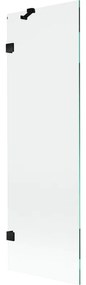 Mexen Lunar parawan nawannowy 1-skrzydłowy 60 x 150 cm, transparent, czarny - 897-060-000-70-00