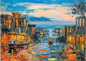 Obraz na szkle - Cable Car, San Francisco (70x50 cm)