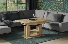 Ława rozkładana podnoszona ISO 110(170)x65 dąb wotan ENDO