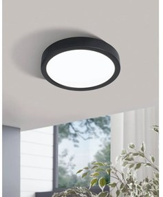 Czarna lampa sufitowa LED FUEVA 5 – EGLO