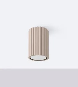 Ryflowany plafon w kolorze taupe  E9-L05