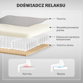 HOMCOM Fotel z Podnośnikiem z Funkcją Masażu, 90x93x110cm, Jasnoszary