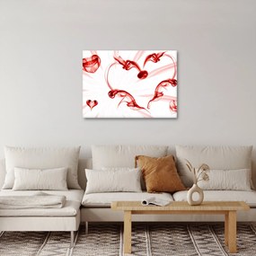 Obraz serce z dymu (70x50 cm)