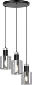 Elegancka szklana lampa wisząca nad stół - A470 E9-B80