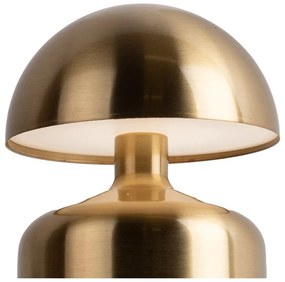 Złota lampa stołowa LED (wys. 15 cm) Impetu – Leitmotiv