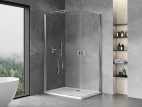 Mexen Mist-B Duo kabina prysznicowa uchylna 85 x 70 cm, transparent, chrom - 8A2-085-070-01-00