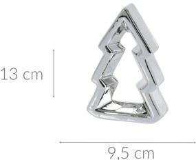 Choinka dekoracyjna, błyszcząca, 13 cm