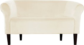 Sofa Milo tkanina Welur wygodna sofa tapicerowana do salonu i poczekalni : Kolor nogi - Venge, Kolor tkaniny - VELVET - MG50, Typ tkaniny - Velvet, Wysokość nogi - 20 cm