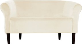 Sofa Milo tkanina Welur : Kolor nogi - Venge, Kolor tkaniny - VELVET - MG50, Typ tkaniny - Velvet, Wysokość nogi - 20 cm