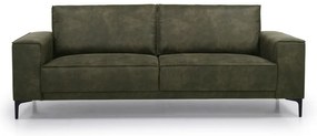 Zielona sofa z imitacji skóry 224 cm Copenhagen – Scandic