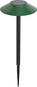 Zestaw 4 zielonych reflektorów szpilkowych z LED IP44 solarnych - Mushroom