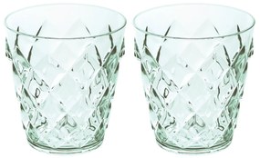 Koziol 2-częściowy zestaw szklanek CRYSTAL, zielony