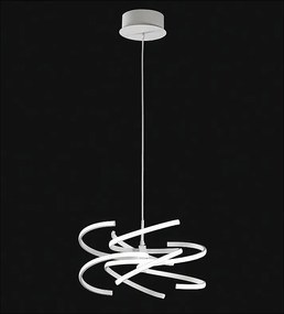 Perenz 6396 B 70W Biała metalowa lampa wisząca LED 3000k