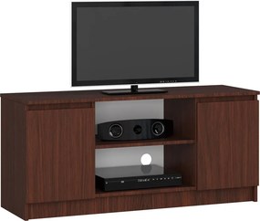 Klasyczna Szafka Rtv Z Półkami Wenge M9-P29
