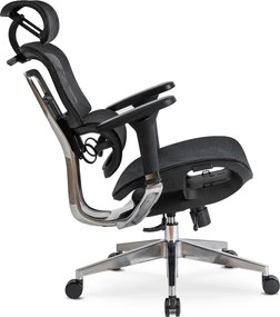 Fotel Biurowy Ergonomiczny Obrotowy NINO Czarny Nowoczesny