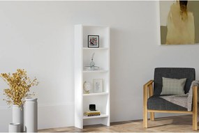 Półka skandynawska – 150 x 40 x 19,6 cm – biała – płyta wiórowa pokryta melaminą