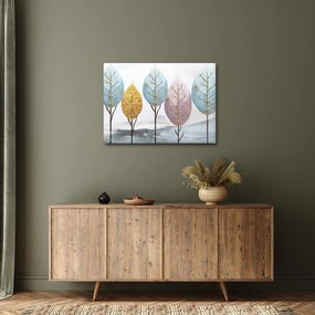 Obraz - Designowe drzewa (70x50 cm)