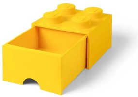 Żółty pojemnik z szufladą LEGO®