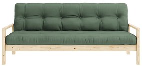 Zielona rozkładana sofa 205 cm Knob – Karup Design