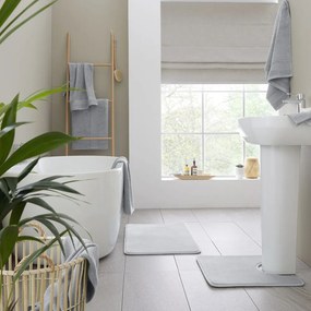 Jasnoszare bawełniane ręczniki frotte zestaw 6 szt. Anti-Bacterial – Catherine Lansfield