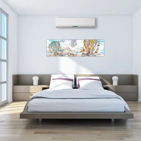 Obraz - Wyprawa w chmurach (170x50 cm)