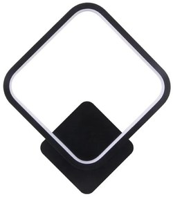 Kinkiet lampa wisząca LED kwadrat metalowa AT78-1KL-Black