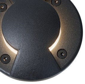 Zewnetrzna Nowoczesny reflektor gruntowy czarny GU10 50mm 2-źródła światła IP65 - Cellar Nowoczesny Oswietlenie zewnetrzne