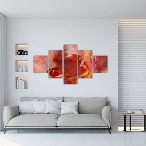 Obraz - Profil twarzy kobiety (125x70 cm)