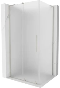 Mexen Velar L kabina prysznicowa rozsuwana 100 x 75 cm, szron, nikiel szczotkowany - 871-100-075-33-97