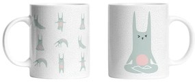 Zestaw 2 kubków ceramicznych Butter Kings Love Yoga, 330 ml