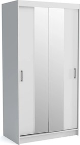 Szafa NICOLA - Biały / Bez lustra / 110 cm