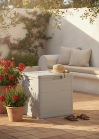 Jasnoszara skrzynia ogrodowa G4-G98